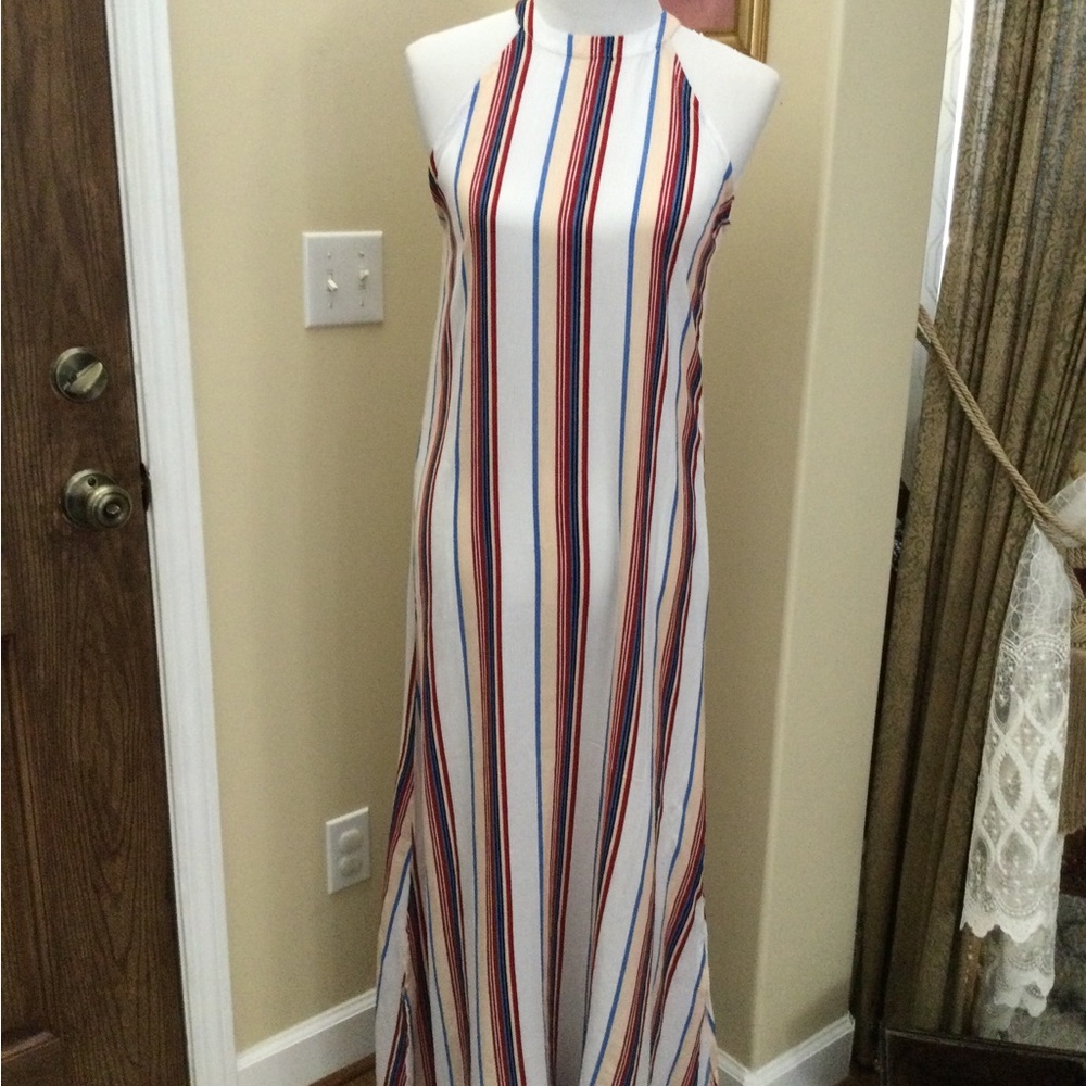 Boohoo Striped  long Dress